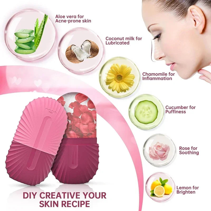 Rolo de gelo facial