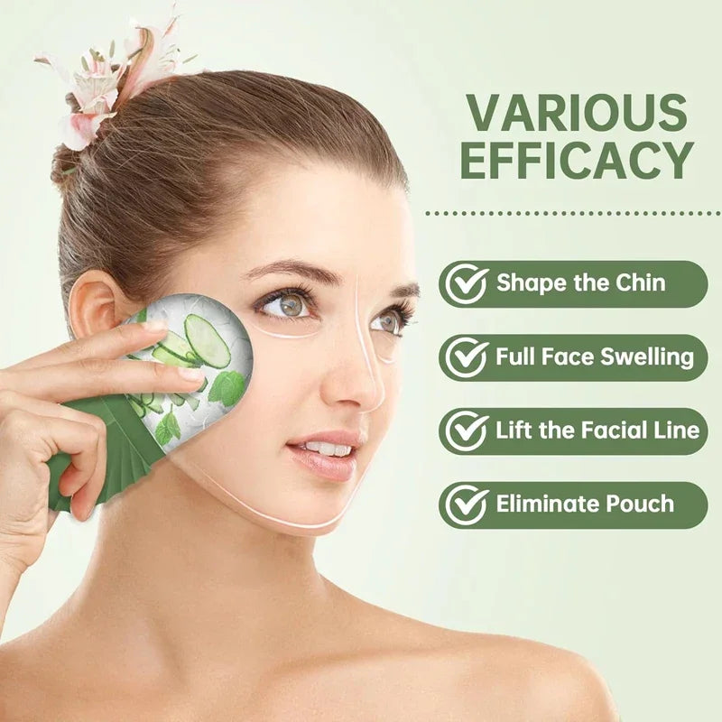 Rolo de gelo facial