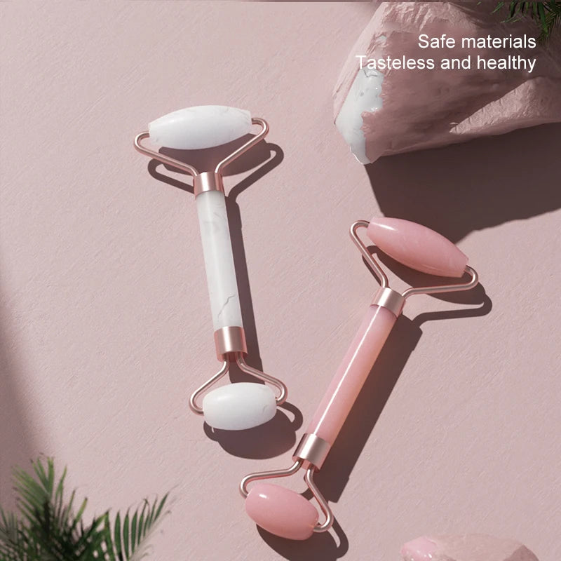 Rolo e espátula de massagem facial