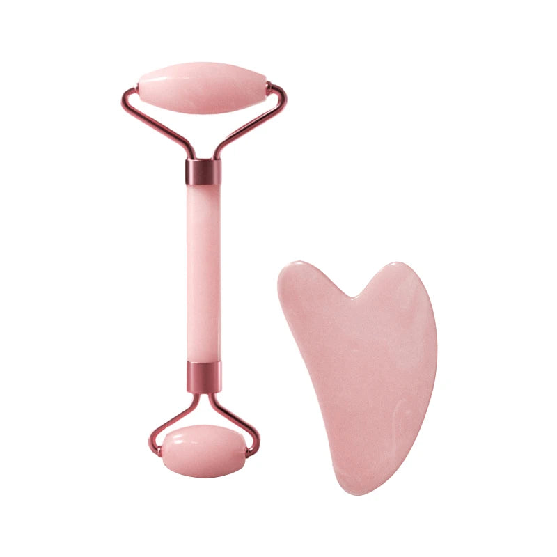 Rolo e espátula de massagem facial
