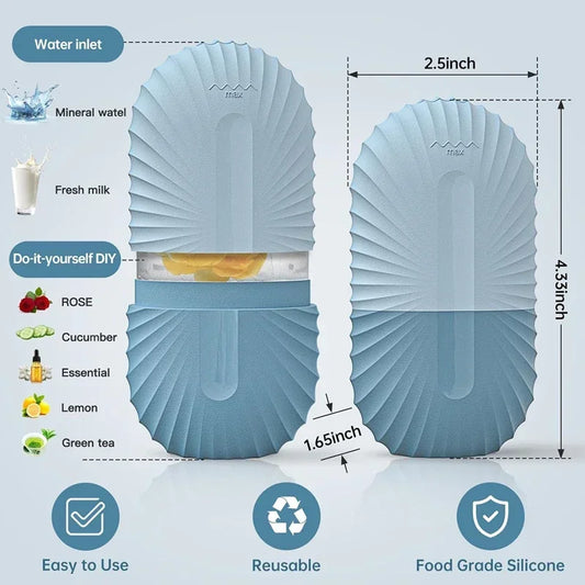 Rolo de gelo facial