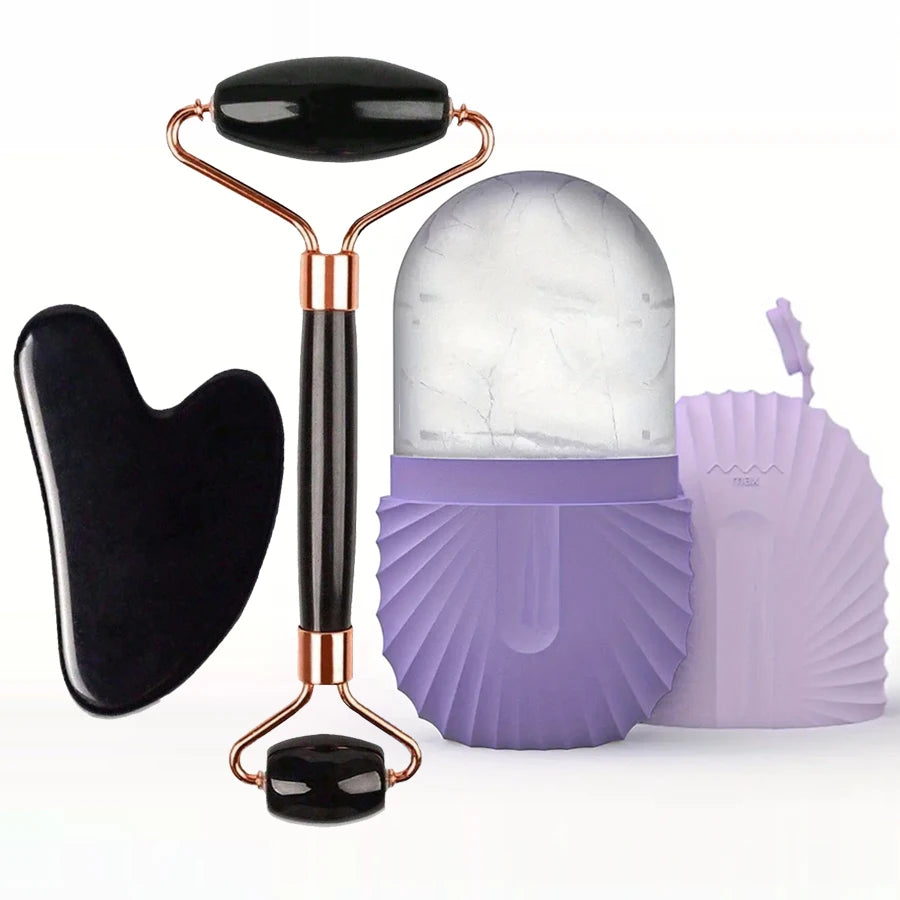 Combo rolo e gelo de massagem